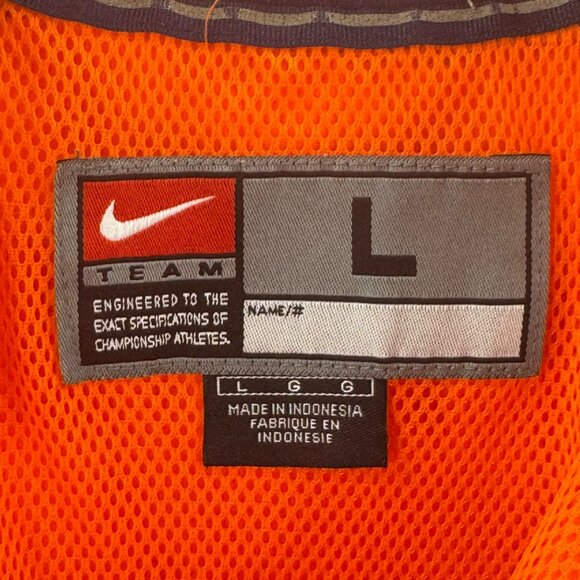 Nike Auburn Orange Pullover Windbreaker Mens L Polyester Sportswear - Picture 7 of 7
